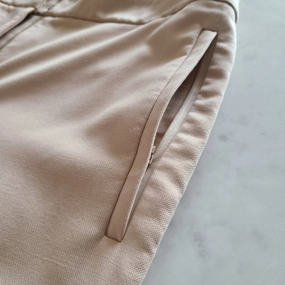Tibi Anson Skinny Crop Pants, Size 10, Blush, EUC
